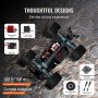 VEVOR Auto Telecomandata, Auto RC in Scala 1:14, Monster Truck Fuoristrada 4WD per Tutti i Terreni con Impennata di 45° e 2 Batterie, Camion RC ad Alta Velocità da 38 km/h, Materiali in Metallo