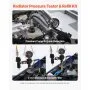 VEVOR Kit di Tester Manometri per Sistema di Raffreddamento da 47 pezzi, Kit per Prova di Pressione del Radiatore con 3 Adattatori in Metallo, Misura Universale, Strumento di Prova per Autoveicoli