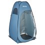 VEVOR Tenda Mobile da Spiaggia per Esterno Pop-Up da 1190 x 1190 x 2100 mm, Spogliatoio con Picchetti, Corde, Borsa per il Trasporto e Traversa, Poliestere 190T con Rivestimento Colore Argento Privacy