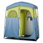 VEVOR Tenda da Doccia da 2133 x 1067 x 2133 mm Tenda da Spogliatoio Portatile con Borsa da Doccia, Picchetti, Borsa per il Trasporto, Tessuto Oxford 150D con Rivestimento Argentato, Montaggio Rapido