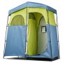VEVOR Tenda da Doccia da 2133 x 1067 x 2133 mm Tenda da Spogliatoio Portatile con Borsa da Doccia, Picchetti, Borsa per il Trasporto, Tessuto Oxford 150D con Rivestimento Argentato, Montaggio Rapido
