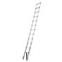 VEVOR Scala Telescopica da 3,8 m, Scala Estensibile Pieghevole Multiuso in Alluminio, Capacità Carico max. di 150 kg con Piedini Antiscivolo, per Casa, Lavori all'Aperto, Soffitta