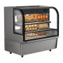 VEVOR Vetrina Refrigerata Grande Vetrina per Pasticceria da 505 Litri, Frigorifero Commerciale a 2 Ripiani con Illuminazione a LED, Raffreddamento a Tiraggio Discendente, Vetrina Rotelle Panetteria