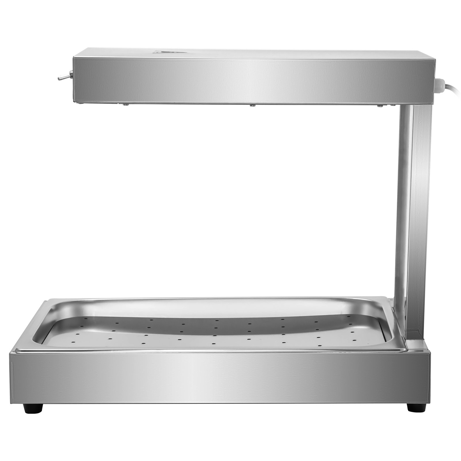 VEVOR Patatina Fritta più Caldo Scaldavivande con Lampada da 1000W 30-85℃