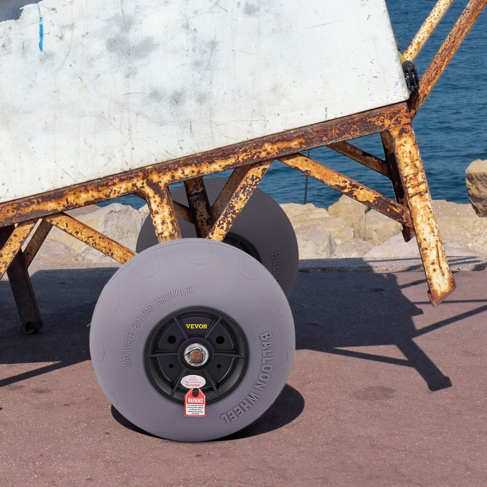 VEVOR Pneumatici di Ricambio da Spiaggia da 13 Pollici, Ruote per Palloncini da Spiaggia in PVC per Carrello per Kayak e da Sabbia, Pneumatici di Ricambio per la Spiaggia, Pneumatici Gonfiabili