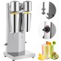 VEVOR Frullatore Elettrico 180W per Frappè Smoothie Granita Bevande Fresche Miscelatore Velocità Regolabile in Acciaio Inox da Tavolo con 2 Bicchieri da 800L, Mescolatore Elettrico di Sorbetto Granita