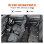 VEVOR Tappetini per Auto, per Honda CR-V (Modelli Ibridi) 2017-2022, Fodere per Parte Anteriore e Seconda Fila, 3 Pezzi, Tappetini per Veicoli in TPE Personalizzati Resistenti alle Intemperie per SUV