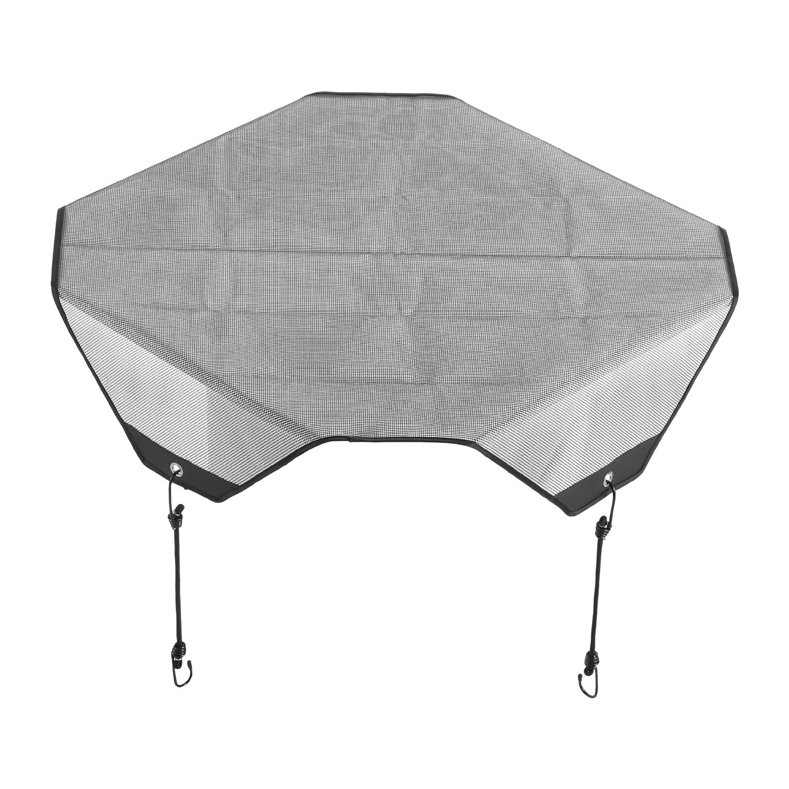 VEVOR Copertura per Aria Condizionata da Esterno, 71 x 71 cm, Copertura per Condizionatore da Detriti, Rete in PVC, Misura Universale, Copri Condizionatore d'Aria Esterno, Nero