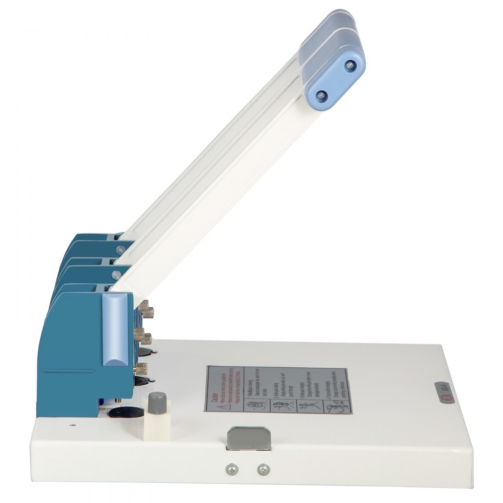 VEVOR Perforatore a 3 Fori, 15 mm Perforatore per Alti Spessori, 150 Fogli Perforatrice da Ufficio, Diametro del Foro 5 mm Perforatrice a 3 Fori con Meccanismo Facile, Perforatrice per Carta a 3 Fori