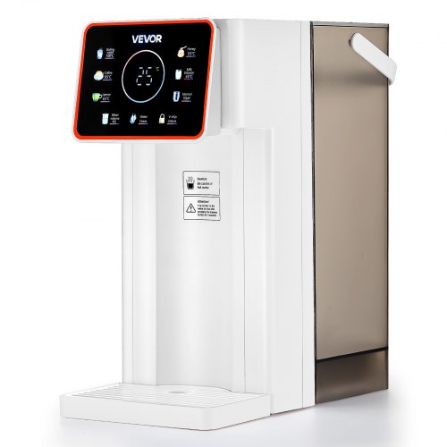 Erogatore di Acqua Calda, 2600 W Acqua Calda in Pochi Secondi, 4 Livelli di Temperatura, 4 Quantità d'acqua, Serbatoio da 2,5 l, Compatto ed Efficiente dal Punto di Vista Energetico Erogatore di Acqua Calda, 2600 W Acqua Calda in Pochi Secondi, 4 Livelli di Temperatura, 4 Quantità d'acqua, Serbatoio da 2,5 l, Compatto ed Efficiente dal Punto di Vista Energetico