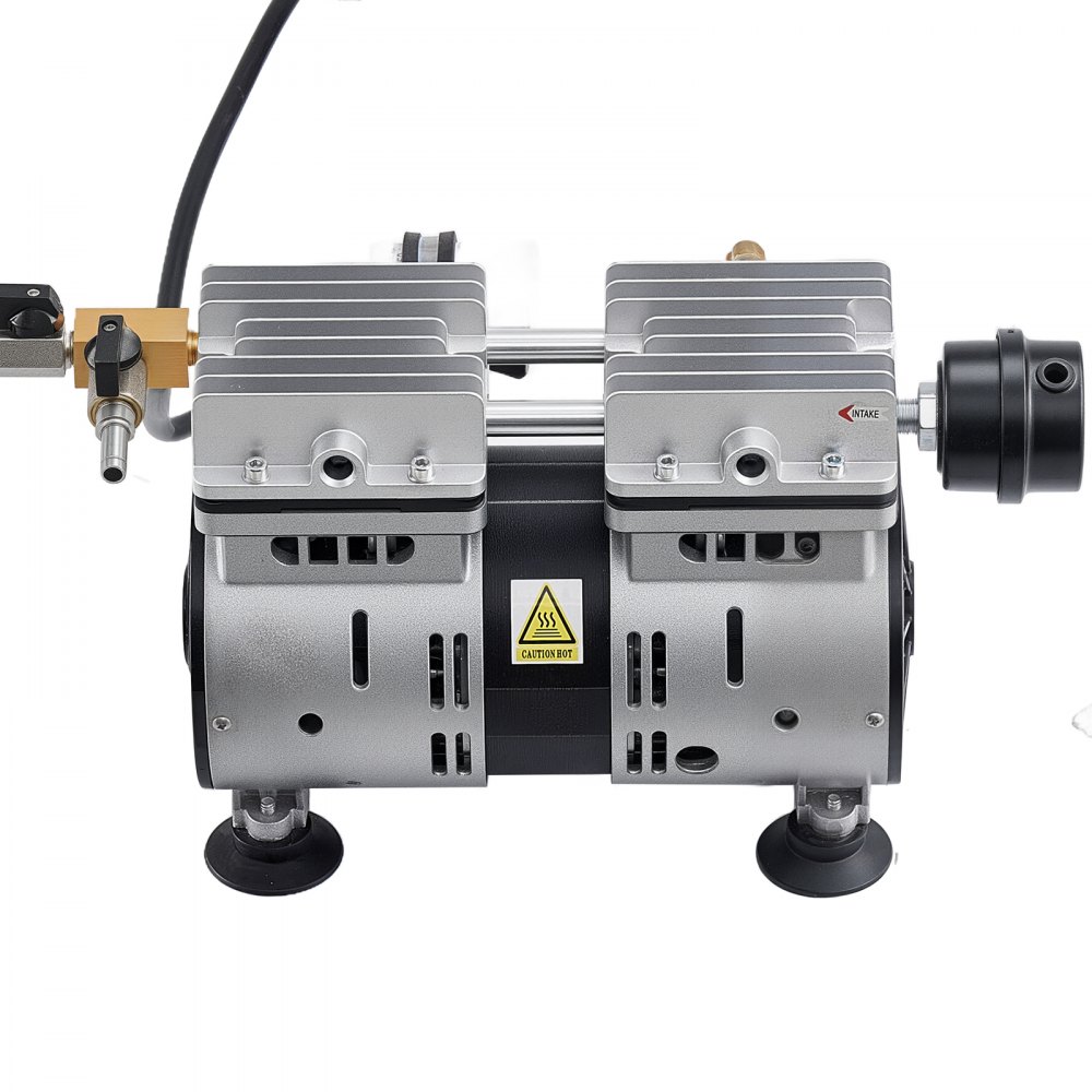 VEVOR Kit Sistema di Aerazione del Laghetto Kit Pompa Aria Aerazione per Stagni Compressore 590 W Lunghezza del Tubo d'Aria 30,5 m con Piastra Diffusore, Set di Ossigenatore Acqua