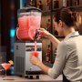 VEVOR Commercial Slushie Machine, 1 x 15L Slushie Machine 500W 220V, Slushie Machine with Removable Tray and Digital Smart Panel, Commercial Slushie Machine