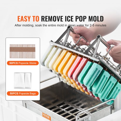 Stampi Ghiaccioli Calippo in Silicone - Set 3 Stampi