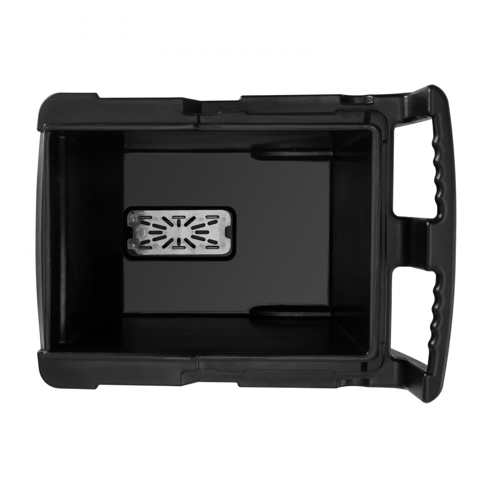 VEVOR Contenitore per Ghiaccio Commerciale, Scatola per Conservazione del Ghiaccio Portatile Capienza ca. 56,7 kg, Contenitore Isolato 800 x 580 x 740 mm 4 Ruote Coperchio Scorrevole per Catering