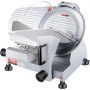 VEVOR Affettatrice Commerciale, Affettatrice Elettrica Gastronomia 240 W, Affettatrice Elettrica per Alimenti con Lama in Acciaio al Carbonio da 10 Pollici, Affettatrice 350-400 Giri/min, Spessore