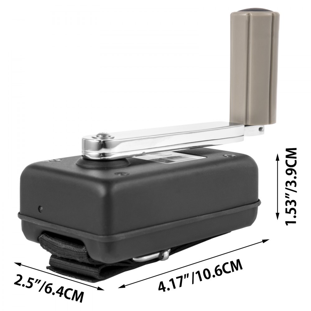 Vevor Hand Crank Generatore A 30w Potenza Generatore Nero Portatile Per Aperto
