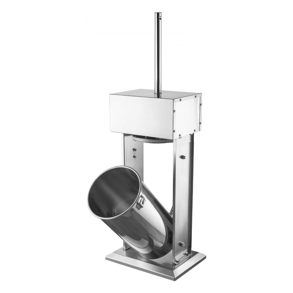 VEVOR Insaccatrice Elettrica Verticale Acciaio Inox 25 L Uso Commerciale Macchina Insaccatrice, Velocità Controllata, con 4 Ugelli di Riempimento, Pedale, Preparazione di Salsicce, Testata da CE