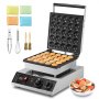 VEVOR Macchina per Mini Pancake Olandese 25 Pezzi Dorayaki in Acciaio Inox