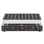 VEVOR Macchina per mini pancake olandese da cucina uso commerciale, 50 Pezzi, Diametro 43 mm, Macchina per mini dorayaki, 1700 W, Controllo di Temperatura Tempo, per Cucina commerciale feste evento