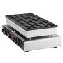 VEVOR Macchina per mini pancake olandese da cucina uso commerciale, 50 Pezzi, Diametro 43 mm, Macchina per mini dorayaki, 1700 W, Controllo di Temperatura Tempo, per Cucina commerciale feste evento
