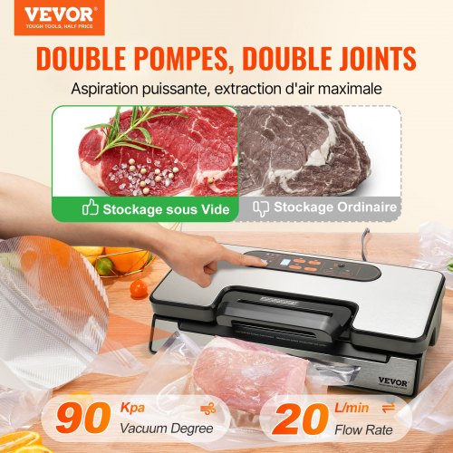 Macchina Sottovuoto Professionale DOBO 2577 Con 10 Buste | 100W, Salva Cibo In Casa