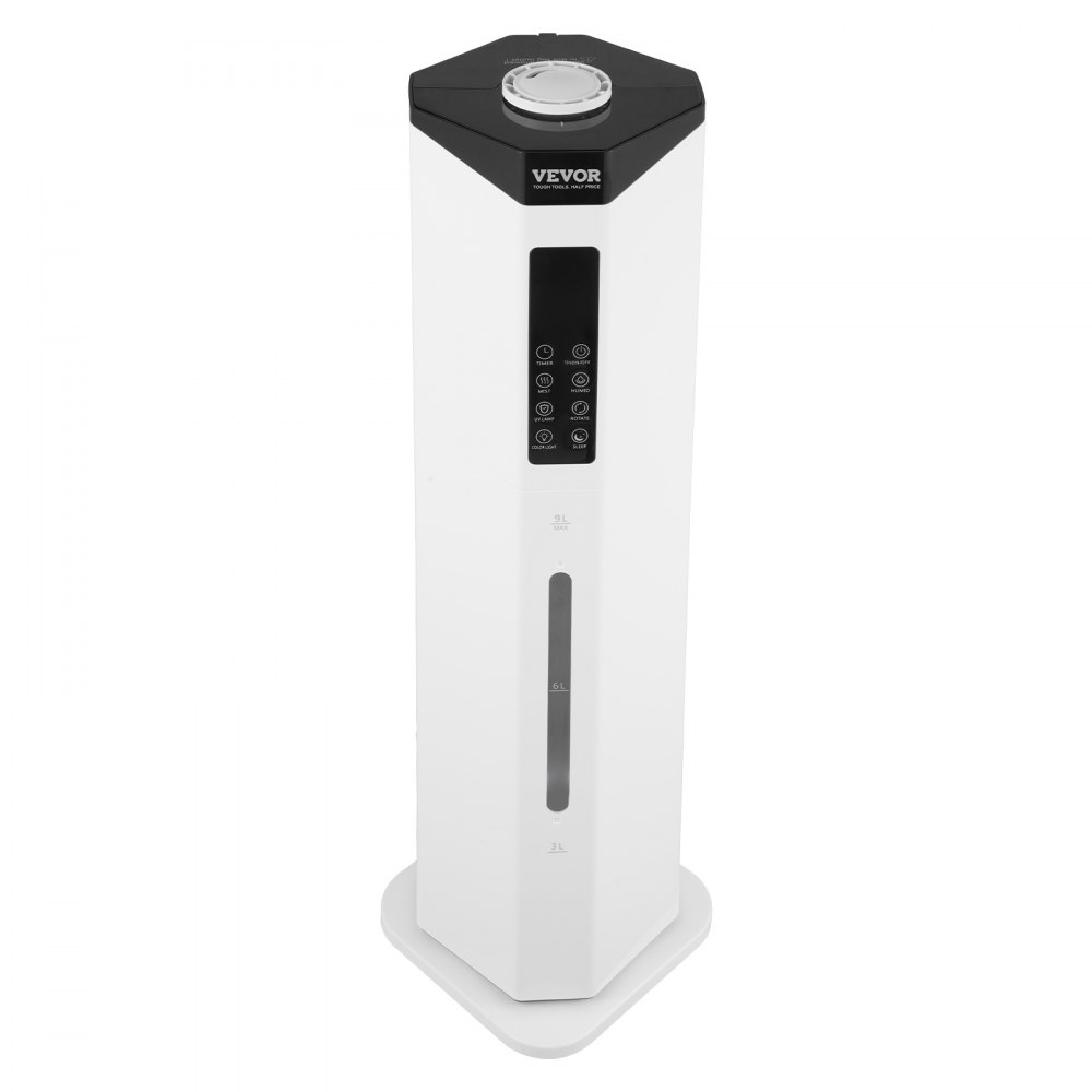 VEVOR Umidificatore Industriale Commerciale Nebbia Fredda e Calda 40 m² 9 L