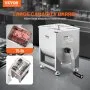 VEVOR Impastatrice Manuale per Carne, Miscelazione Massima 6,8 kg Carne, Frullatore Manuale per Carne in Acciaio Inox, per Salsicce Carne Macinata con Coperchio Manico 460 x 230 x 410 mm