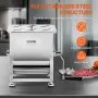 VEVOR Impastatrice Manuale per Carne, Miscelazione Massima 6,8 kg Carne, Frullatore Manuale per Carne in Acciaio Inox, per Salsicce Carne Macinata con Coperchio Manico 460 x 230 x 410 mm