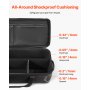 VEVOR Trolley per Attrezzatura da Studio 91 x 30 x 35,5 cm Borsa per Fotocamera con Rotelle, Borsa per Trasporto con Ruote Cinghie Scomparto Imbottito Maniglia, Supporti per Luci, Treppiedi, Telescopi