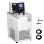VEVOR Pompa di Circolazione/Raffreddamento da Laboratorio 6 L Raffreddatore a Bassa Temperatura, 900 W Schermo LCD Raffreddatore a Circolazione per Bagnomaria Realizzato in Acciaio Inossidabile 304