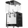 VEVOR Dispenser Bevande Fredde Commerciale 3 Serbatoi 3x12 L Acciaio Inox Distributore da Banco, Temperatura di Raffreddamento da 7℃ a 12℃, Succhi di Frutta, Tè Freddo, Ristorante, Hotel, Catering