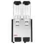 VEVOR Dispenser Bevande Fredde Commerciale 3 Serbatoi 3x12 L Acciaio Inox Distributore da Banco, Temperatura di Raffreddamento da 7℃ a 12℃, Succhi di Frutta, Tè Freddo, Ristorante, Hotel, Catering