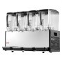 VEVOR Dispenser Bevande Fredde Commerciale 4 Serbatoi 4x12 L Acciaio Inox Distributore da Banco, Temperatura di Raffreddamento da 7℃ a 12℃, Succhi di Frutta, Tè Freddo, Ristorante, Hotel, Catering