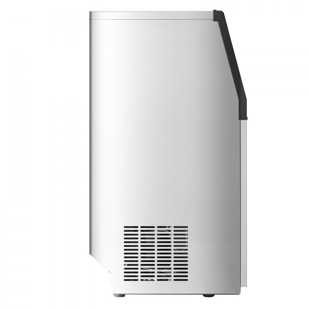 VEVOR commercial ice machine (40.82 kg/day) Ice maker with 14.97 kg storage capacity, 50 ice cubes in 15 minutes, LED digital display, freestanding, self-cleaning, for bar, office, restaurant
