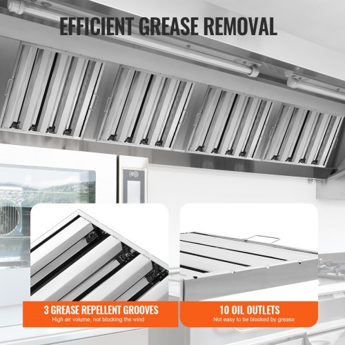 VEVOR Filtro per Cappa Commerciale Deflettore in Acciaio Inox 622 x 493 VEVOR Filtro per Cappa Commerciale Deflettore in Acciaio Inox 622 x 493