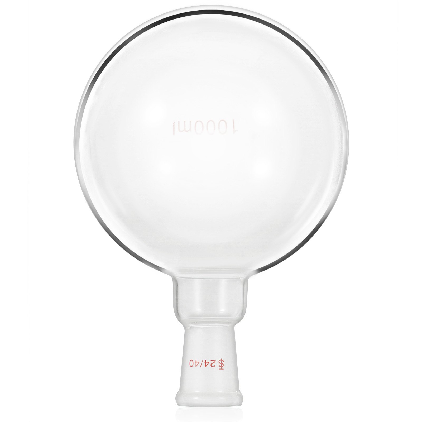 VEVOR Kit di Distillazione,13 Pezzi Kit di Vetreria da Laboratorio, Giunti 24/40 Kit di Distillazione da Laboratorio, 1L Kit di Vetreria per Purificatore in Vetro, per Essiccazione, Cristallizzazione