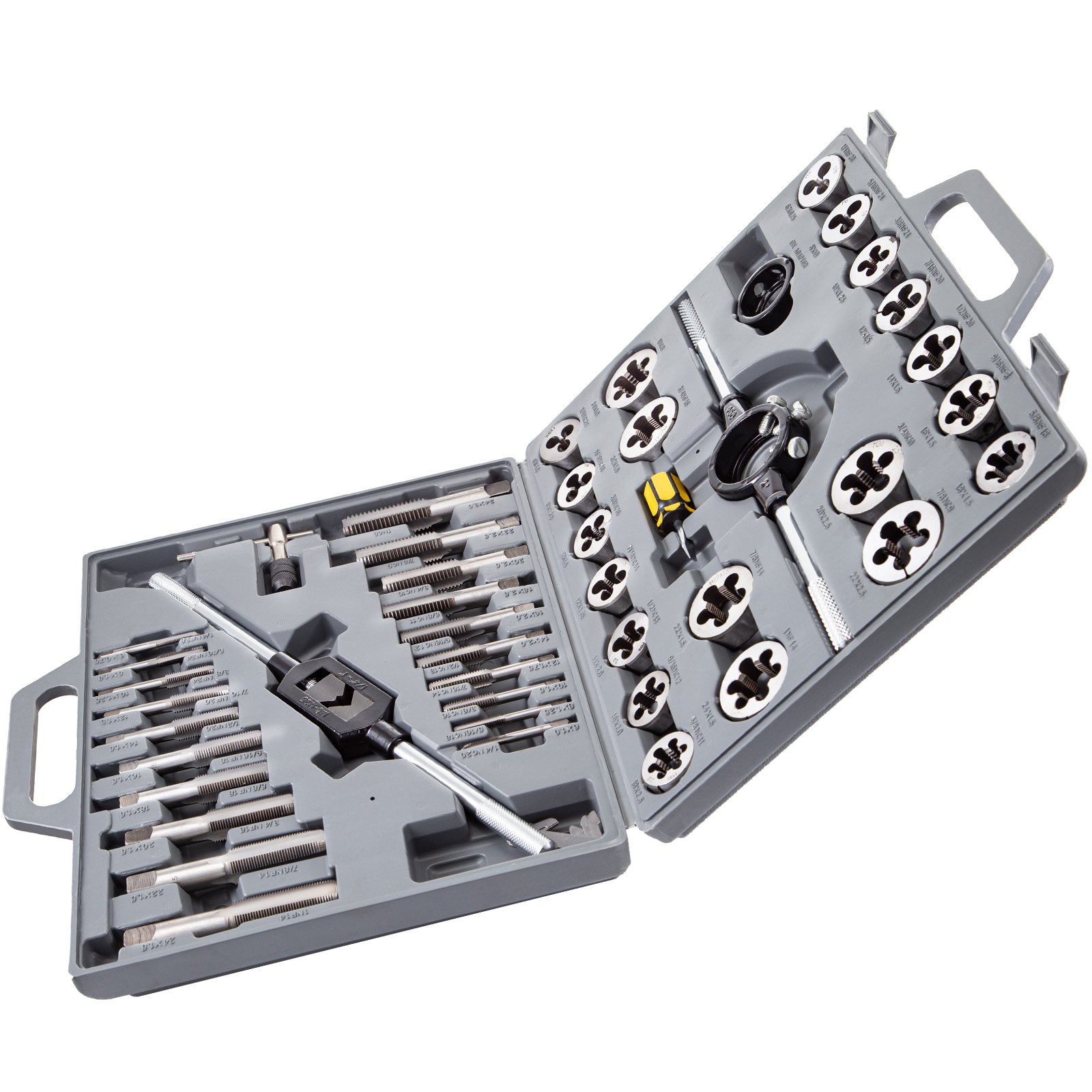 Vevor Set Maschi E Filiere Per Filettatura Da 45 Pz Filiera A Mano Professionale