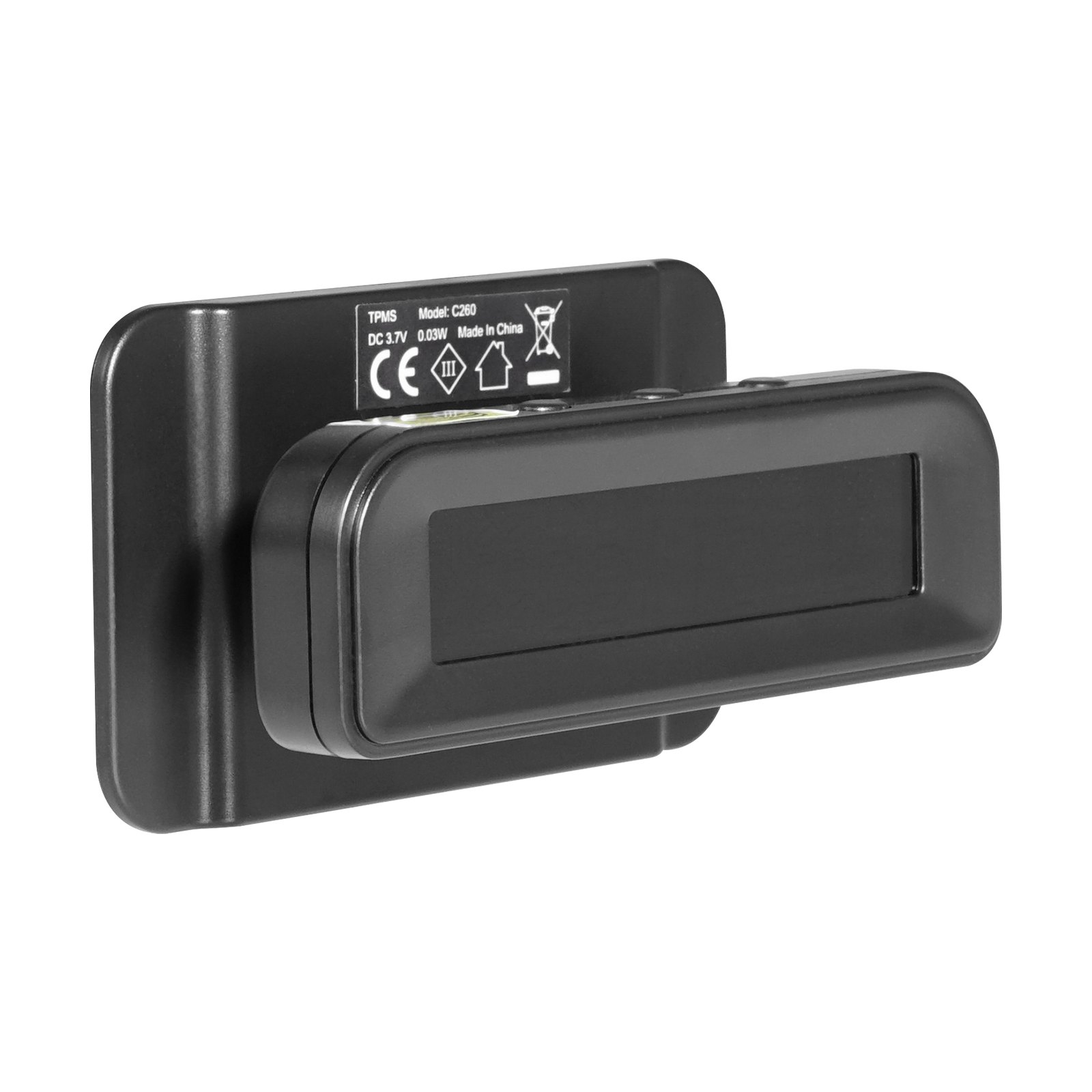 VEVOR Sistema di Monitoraggio Pressione dei Pneumatici per Camper 7.3-87psi Rimorchio TPMS Sistema di Allarme per Auto Wireless Universale Kit Sensore TPMS Impermeabile con Carica Solare 4 Sensori