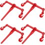 VEVOR Set Cricchetto 4 Pz Rottura 15 Tonnellate Lunghezza Regolabile Traino