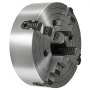VEVOR Mandrino per Tornio a 4 Griffe, Diametro Esterno da 250 mm Mandrino Autocentrante, Intervallo di Serraggio 15 a 250 mm con Viti di Fissaggio con Chiave a T, Griffe Reversibili, Materiale HT300