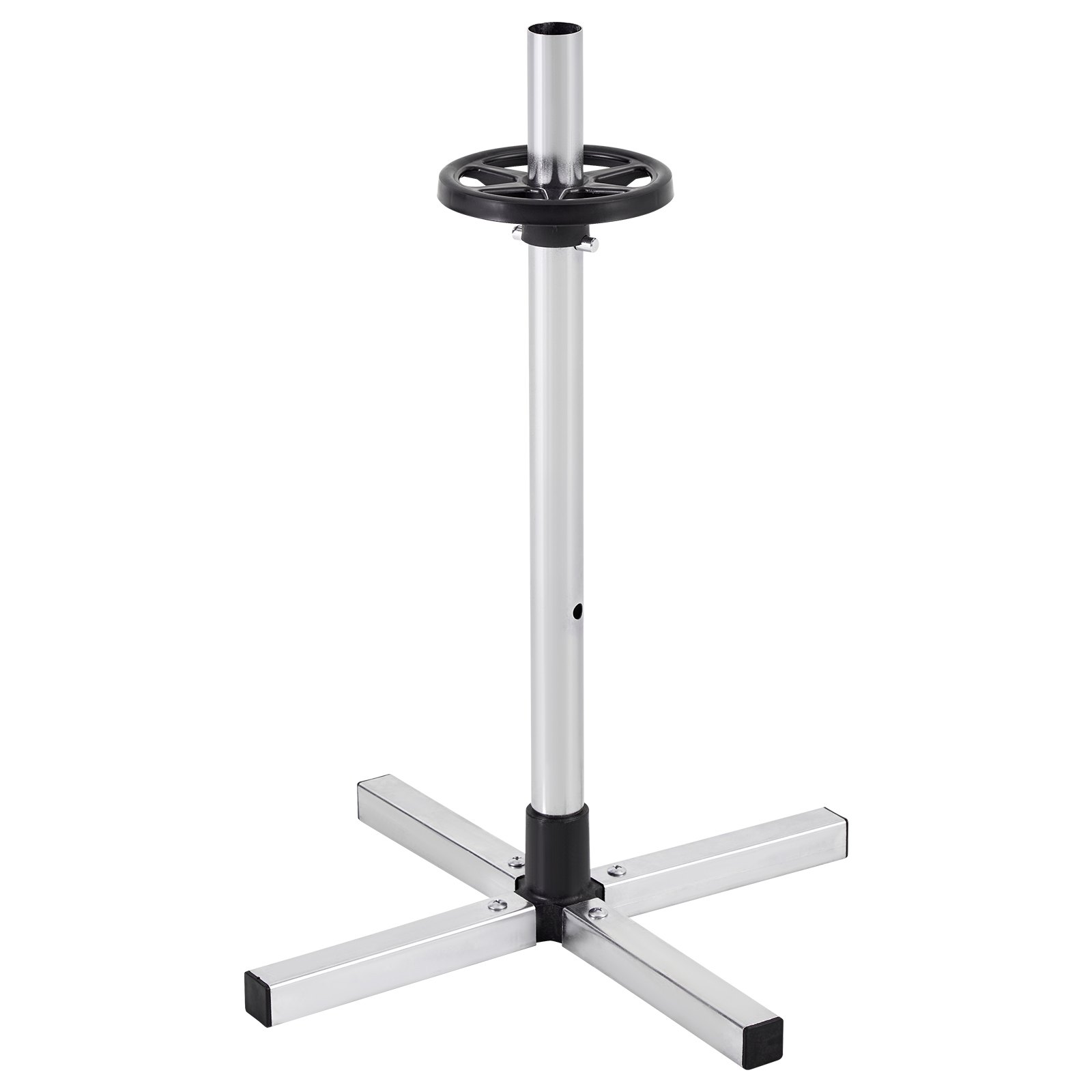 VEVOR Supporto per Pneumatici, Portata Max. 100 kg Albero Asta Porta Pneumatici in Acciaio per 4 Pneumatici con Cerchi, Porta Gomme Salvaspazio per Pneumatici Fino a 255 mm di Larghezza, per Garage