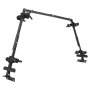 VEVOR Rastrelliera Porta Attrezzi da Caccia per Pianale UTV Carico 6,8 kg Compatibile con Golf Cart Polaris Ranger, General, Pioneer, Lunghezza Regolabile da 650 a 1045 mm, Altezza da 720 a 930 mm
