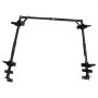 VEVOR Rastrelliera Porta Attrezzi da Caccia per Pianale UTV Carico 6,8 kg Compatibile con Golf Cart Polaris Ranger, General, Pioneer, Lunghezza Regolabile da 650 a 1045 mm, Altezza da 720 a 930 mm