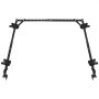VEVOR Rastrelliera Porta Attrezzi da Caccia per Pianale UTV Carico 6,8 kg Compatibile con Golf Cart Polaris Ranger, General, Pioneer, Lunghezza Regolabile da 650 a 1045 mm, Altezza da 720 a 930 mm