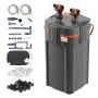 VEVOR Filtro a canestro per acquario da 120 galloni Lampada UV da 15 W Acquario Silenzioso