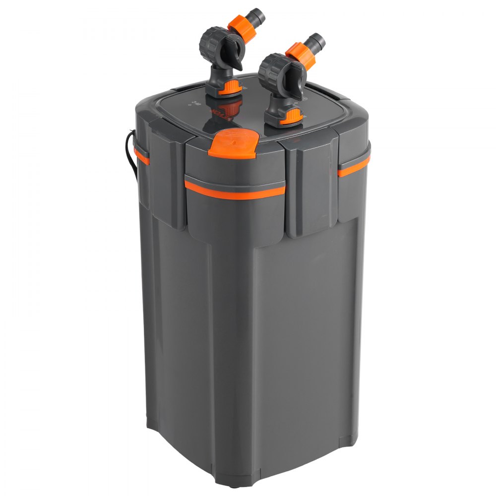 VEVOR Filtro per Acquario 225GPH, Filtro a Canister a 2 Stadi 55 Galloni, Filtro per Acquario Interno Ultra Silenzioso con Protezione UV, Filtro Sommergibile con Funzioni Multiple per Acquari, 10 W