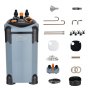VEVOR Canister Filter, 3-Stage External Aquarium Filter Quite Copper Motor, for Fish Tanks, Aquariums, Adjustable Flow, Leak Protection, Powerful Water Circulation Cleaning Machine, Quite Operation