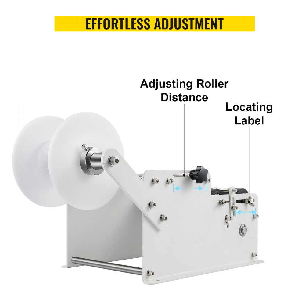Vevor Rotonde Etichettatura Manuale Per Bottiglie Rotonde Bianca 10-30 Pezzi/min