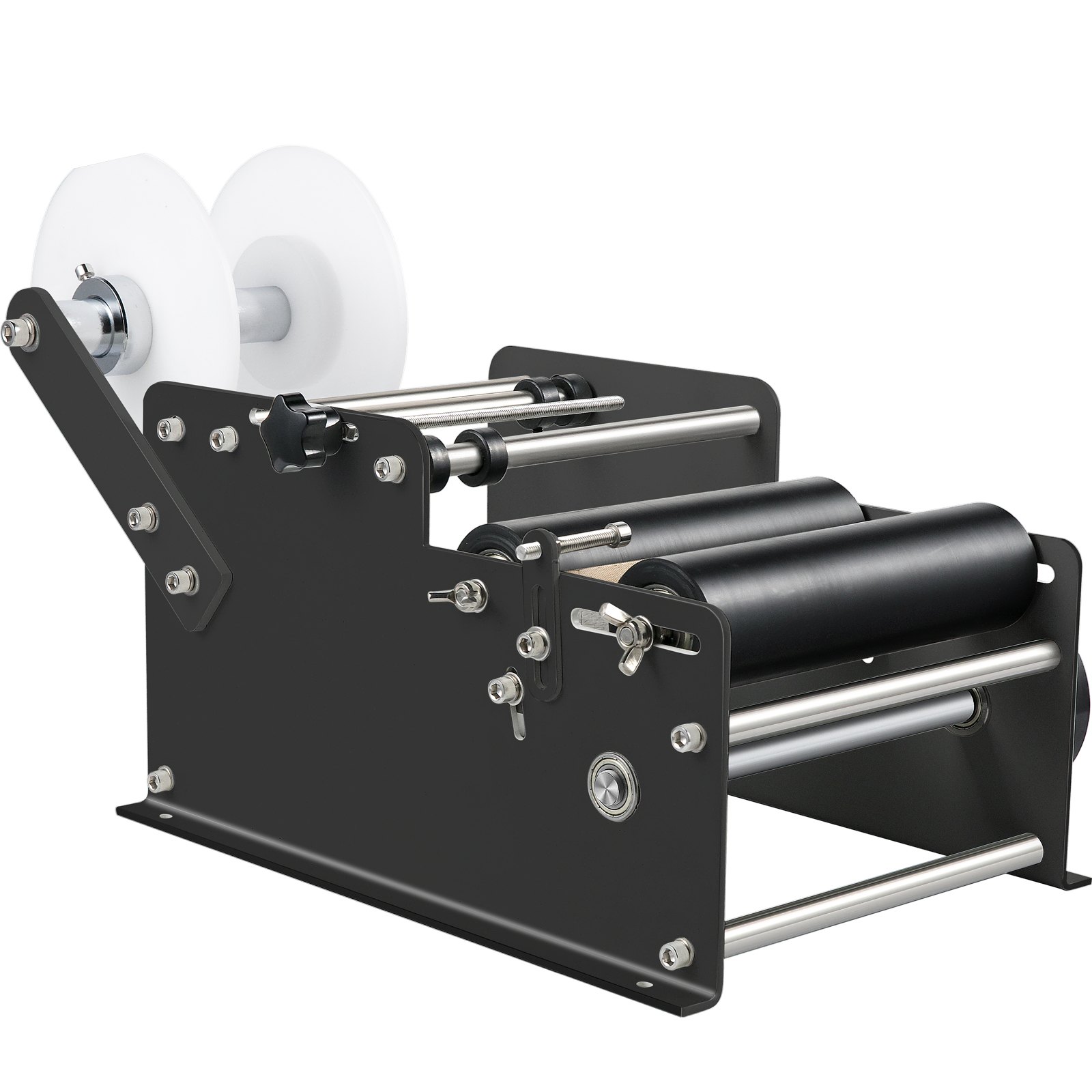 Vevor Rotonde Etichettatura Manuale Per Bottiglie Rotonde Nera 10-30 Pezzi/min