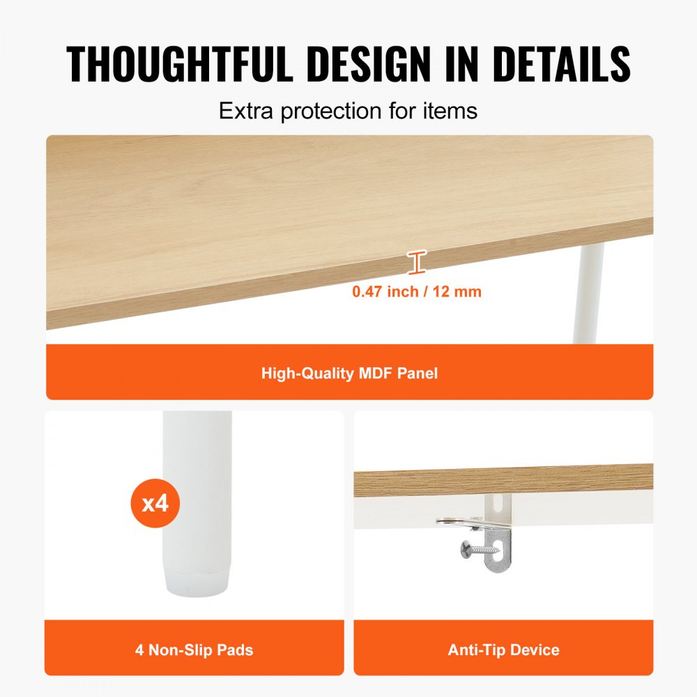 VEVOR Libreria in Rattan con 2 Ante, Scaffale Aperto Autoportante, Scaffale Portaoggetti Scaffale Espositivo Ideale per Biblioteca Sala Conferenze Ufficio Studio Capacità di Carico 20 kg per Ripiano